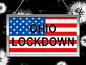 俄亥俄州封锁意味着隔离冠状病毒covid-19——3d插图