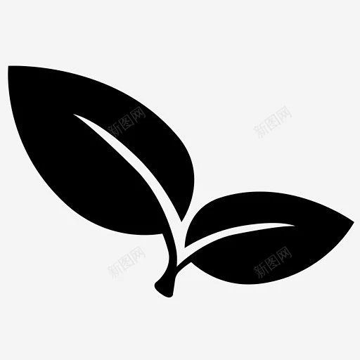 叶嫩枝夏季图标 icon 标识 标志 UI图标 设计图片 免费下载 页面网页 平面电商 创意素材-花瓣网