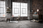 Cozy Industrial Style Interior_创意图片