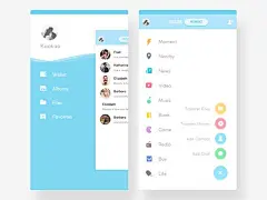 APP UI界面设计  个人中心  运动跑步图表设计  色彩斑斓   #色彩# #UI# #APP#