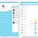 APP UI界面设计  个人中心  运动跑步图表设计  色彩斑斓   #色彩# #UI# #APP#
