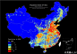 BCL给大家发马年红包，修改后的中国2010年乡镇街道办尺度的人口密度图，来自2010年六普乡镇数据。欢迎转载欢迎引用，超大图见 http://t.cn/8FJgDpv