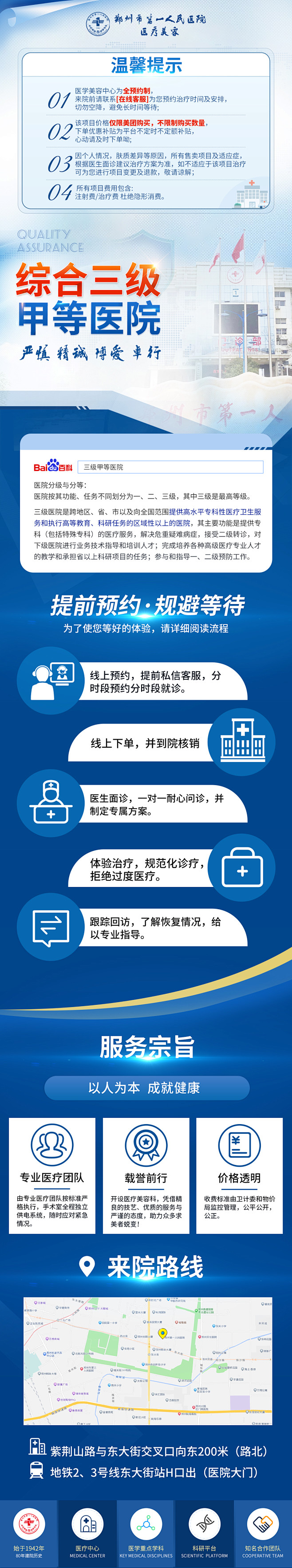 医院美团大众点评店铺通用电商详情页-志设...