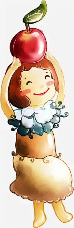 苹果小女孩动漫人物