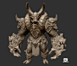 Aldicio, Yuan Cui : 3D design sketch I did for Order and Chaos 2 Update 14's new boss as a 3D concepting experimentation. The point was to get a 360 degree design solution quickly.  All the initial ideas and designs were done in ZBrush from scratch.  The 