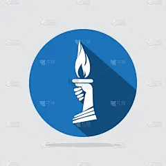火炬手火焰图标