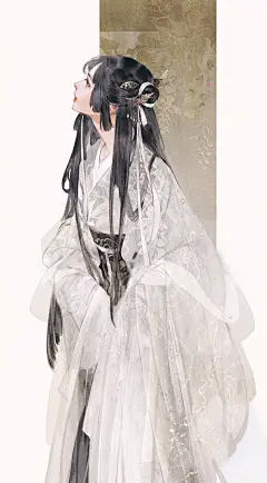 古风插画&amp;壁纸：神仙美人来了！