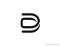 D 字体创意logo设计 #灵感资料库# #设计秀# ​​​​