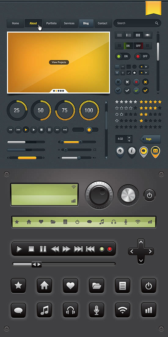 网页播放器按钮图片欣赏_设计素材_jpg...