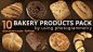 【新提醒】CG模型网_面包等烘焙食品3D模型库-Bakery Products Pack 3D Model - http://www.cgdream.com.cn