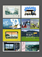 审美积累_一组户外休闲banner设计_1_高斯模糊Design_来自小红书网页版