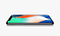 苹果手机Iphone X 显示屏幕展示效果图UI界面样机PS智能贴图素材