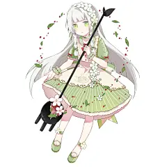 同人图 插画 壁纸 | 抹茶红豆瑞士卷 