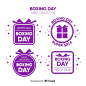 Boxing day sale label collection