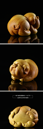 黄杨木雕动物小猪摆件手把件雕刻工艺礼品家居饰品木刻茶宠福气猪-淘宝网