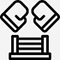 拳击斗士竞技场拳击手武术 UI图标 设计图片 免费下载 页面网页 平面电商 创意素材