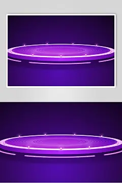 紫色渐变时尚高端大气创意舞台素材