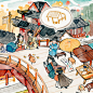 江南百景图 周年贺图_道道维__插画师作品_涂鸦王国gracg
