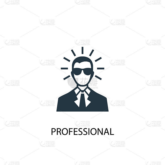 专业的图标。简单元素说明。专业的概念符号设计。可用于网络和手机。