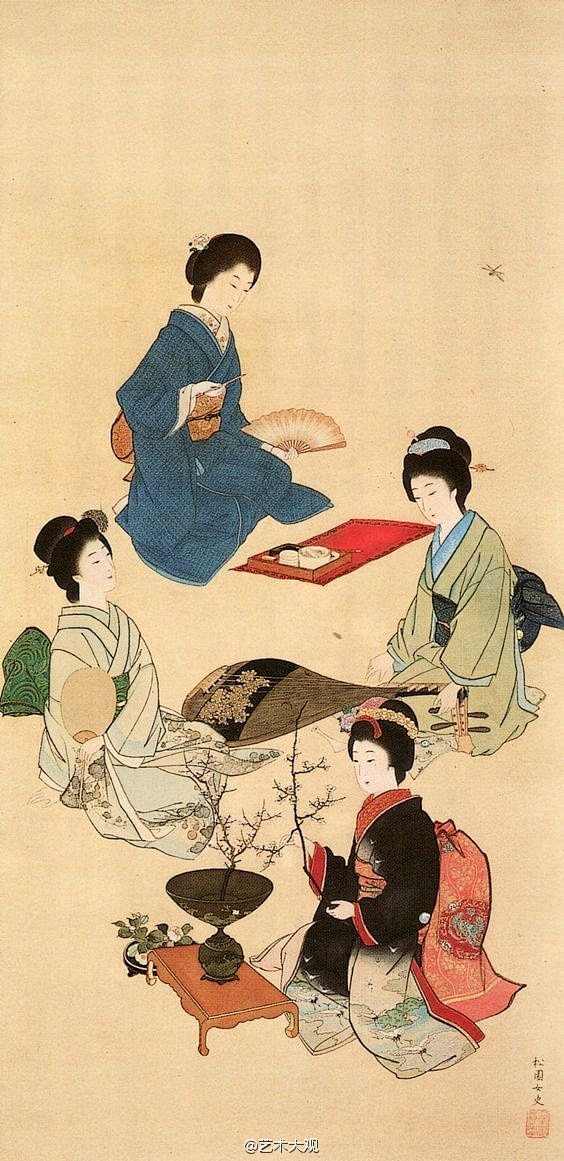 日本女画家上村松园绘画欣赏（1875－1...