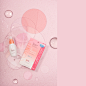 minon/遇见简单的美好/护肤品创意摄影 : minon遇见简单的美好将不同的曲线组合，表达柔美感。颜色契合品牌配色通过不同的道具组合突出不同的单品特点。整体传递出品牌一种水润柔美特质摄影策划：文勤后期：阿