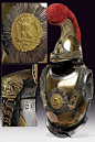 A Carabinier officer's helmet and cuirass ,                                  	                              					                			  			19世纪法国@北坤人素材