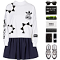 A fashion look from October 2015 featuring sweatshirt shirts, blue mini skirt and zara trainers. Browse and shop related looks.