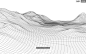 酷炫科技感山脉起伏3D立体背景纹理装饰225 平面设计 抽象元素