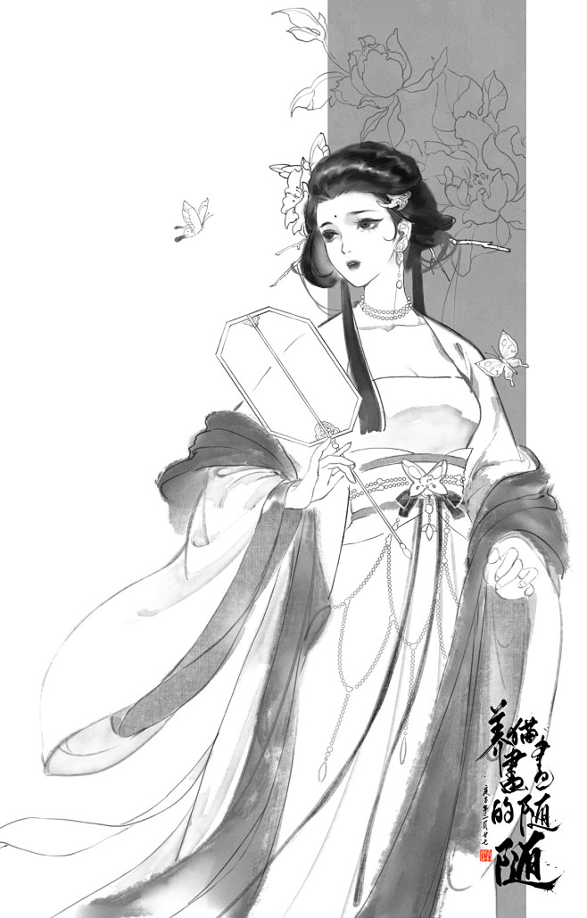 学习_养猫画画的随随__插画师作品_涂鸦...