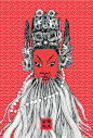 黔东南（贵州）--安顺地戏_涂鸦王国 原创绘画平台 www.poocg.com