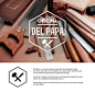 Del Papa Identity : Del Papa is a small woodworking studio, based in Brazil, that designs unique furniture and objects made of solid wood, with simple and clean lines. 