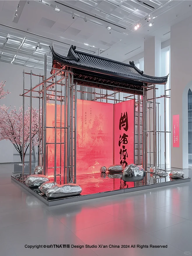 未来主义与中式建筑美学｜装置艺术场景 - 小红书-花瓣网