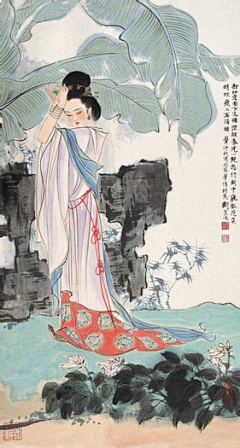 卯辰采集到刘旦宅仕女【搬图完结】