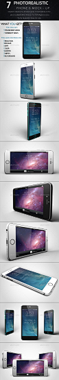 Phone 6 Mock-Up苹果6手机模型场景素材作品设计展示模板源文件-淘宝网
