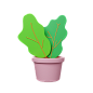 Plant Pot 3D Illustration