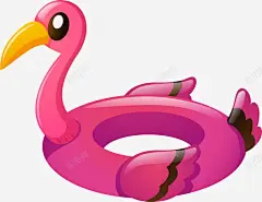 儿童节紫色小鸟游泳圈高清素材 png 设计图片 免费下载 页面网页 平面电商 创意素材 png素材