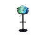 Amazon.com: ESRADA Petal Transparent Chair, Liftable and Rotating, High-end Restaurant, Home, Office, Bar Bar Chair. 560 * 551 * 790mm : Everything Else