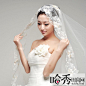 掌握头纱发型搭配技巧 做最美丽动人的新娘-婚嫁-哈秀时尚网 haxiu.com