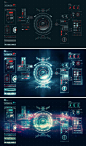 Space Age UI on Behance@北坤人素材