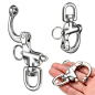 316 Stainless Steel Snap Shackle Swivel Bail Marine Boat Yacht Sailing Hardware #UnbrandedGeneric