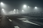 Misty Silence : Personal project - misty empty city streets.