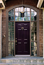 Eggplant Purple Front Door