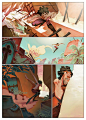 "Tales from the Cobra age" comic book by Enrique Fernandez, via Behance: 