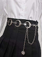 Sun & Moon Decor Chain Belt