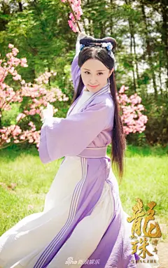 组图：《龙珠传奇》杨紫青衣小帽俏丽可爱 秦俊杰面如冠玉气质轩昂 : 《龙珠传奇》首曝“繁花光阴”版人物海报