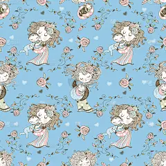 母性主题的无缝模式。母亲和孩子。婴儿洗澡。向量。