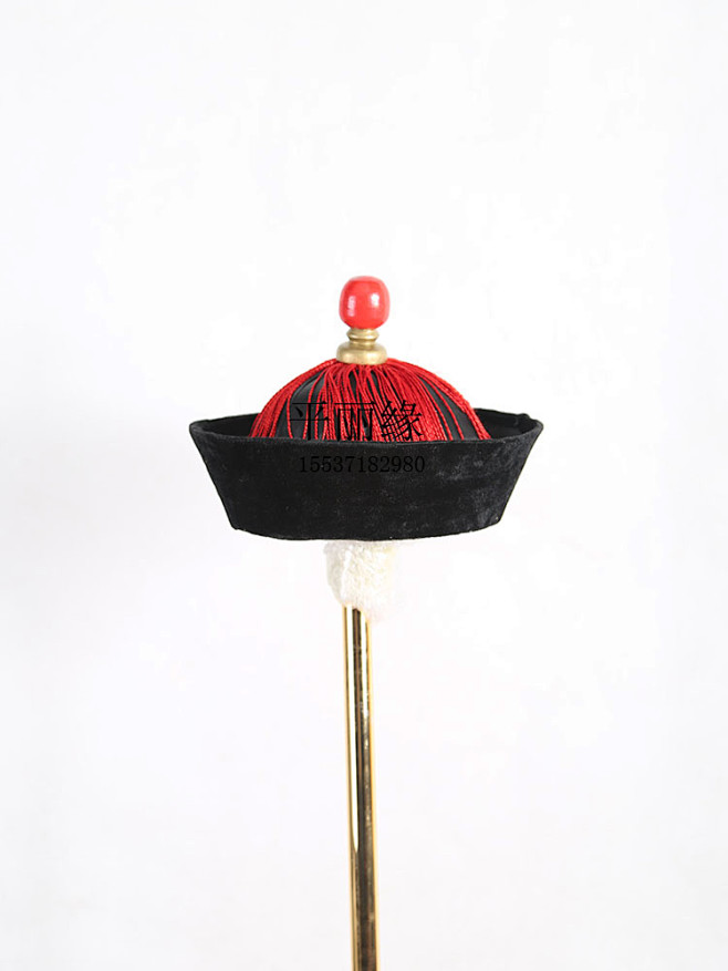 清朝大臣官帽太监清兵烦兵僵尸影视戏曲达子帽淘宝网