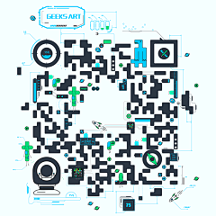 安安分享采集到QR code