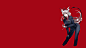 demon girls, Helltaker, Lucifer (Helltaker), red background, horns, tail, anime, anime girls, red | 3840x2160 Wallpaper - wallhaven.cc