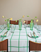 Photo by Maison Flâneur on May 03, 2024. May be an image of napkin ring, napkin, tablecloth, placemat, dining table and text.